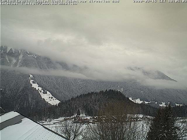 Leysin: Chalet Sybil, 1854 - vue en direction du sud-ouest