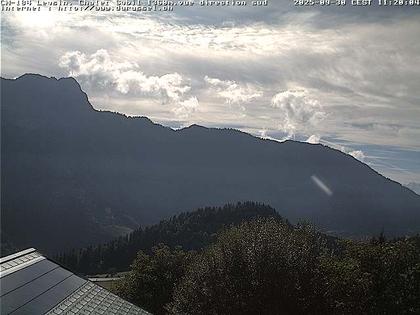 Leysin: Chalet Sybil, 1854 - vue en direction du sud-ouest