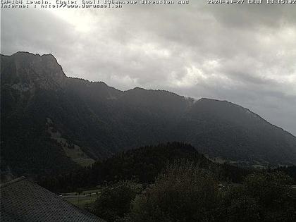 Leysin: Chalet Sybil, 1854 - vue en direction du sud-ouest