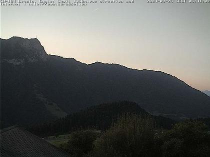 Leysin: Chalet Sybil, 1854 - vue en direction du sud-ouest