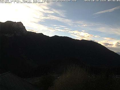 Leysin: Chalet Sybil, 1854 - vue en direction du sud-ouest