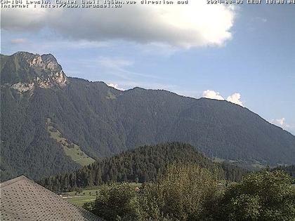 Leysin: Chalet Sybil, 1854 - vue en direction du sud-ouest