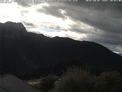 Leysin: Chalet Sybil, 1854 - vue en direction du sud-ouest