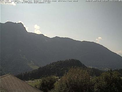 Leysin: Chalet Sybil, 1854 - vue en direction du sud-ouest