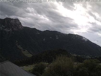 Leysin: Chalet Sybil, 1854 - vue en direction du sud-ouest