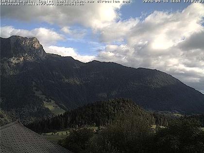 Leysin: Chalet Sybil, 1854 - vue en direction du sud-ouest