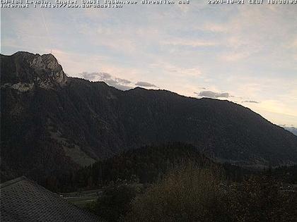 Leysin: Chalet Sybil, 1854 - vue en direction du sud-ouest