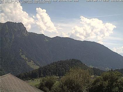 Leysin: Chalet Sybil, 1854 - vue en direction du sud-ouest