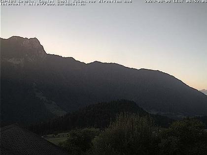 Leysin: Chalet Sybil, 1854 - vue en direction du sud-ouest