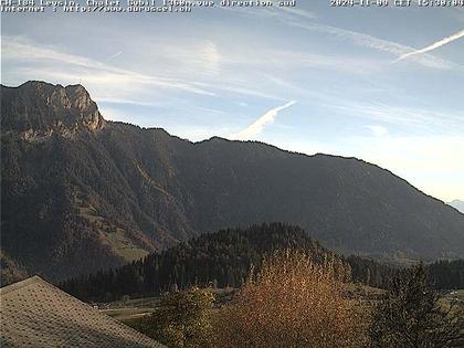 Leysin: Chalet Sybil, 1854 - vue en direction du sud-ouest