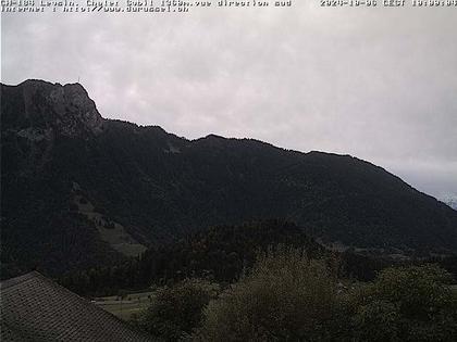 Leysin: Chalet Sybil, 1854 - vue en direction du sud-ouest