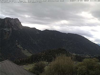 Leysin: Chalet Sybil, 1854 - vue en direction du sud-ouest