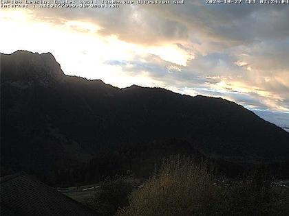 Leysin: Chalet Sybil, 1854 - vue en direction du sud-ouest