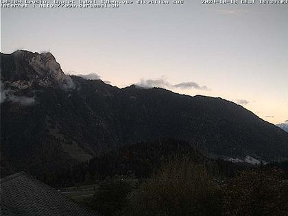 Leysin: Chalet Sybil, 1854 - vue en direction du sud-ouest