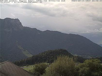 Leysin: Chalet Sybil, 1854 - vue en direction du sud-ouest