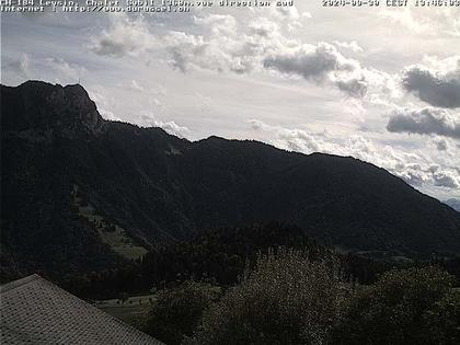 Leysin: Chalet Sybil, 1854 - vue en direction du sud-ouest