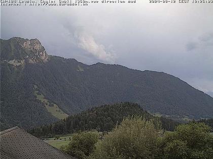 Leysin: Chalet Sybil, 1854 - vue en direction du sud-ouest