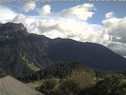 Leysin: Chalet Sybil, 1854 - vue en direction du sud-ouest