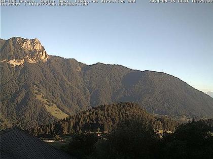 Leysin: Chalet Sybil, 1854 - vue en direction du sud-ouest