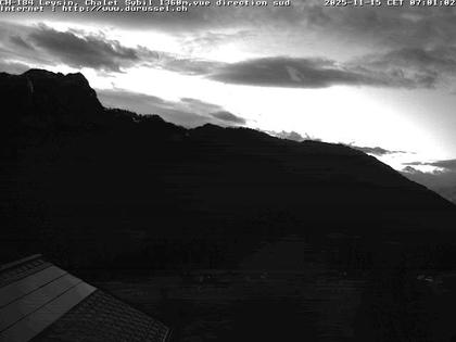 Leysin: Chalet Sybil, 1854 - vue en direction du sud-ouest