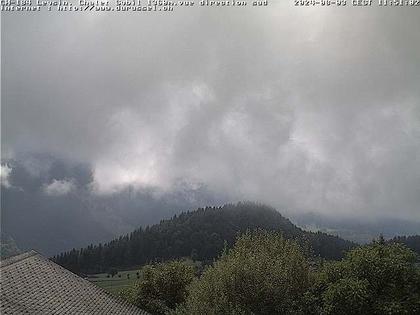 Leysin: Chalet Sybil, 1854 - vue en direction du sud-ouest