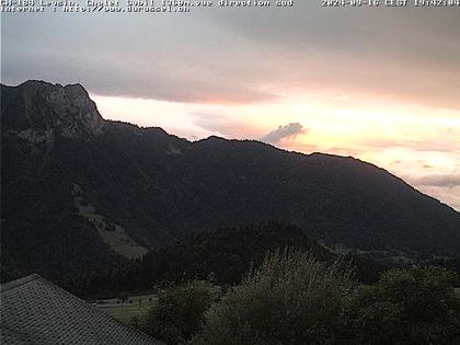 Leysin: Chalet Sybil, 1854 - vue en direction du sud-ouest