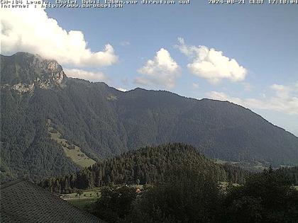 Leysin: Chalet Sybil, 1854 - vue en direction du sud-ouest