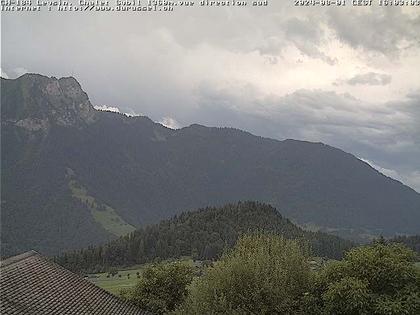 Leysin: Chalet Sybil, 1854 - vue en direction du sud-ouest