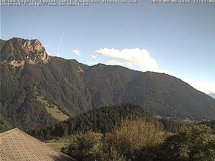 Leysin: Chalet Sybil, 1854 - vue en direction du sud-ouest