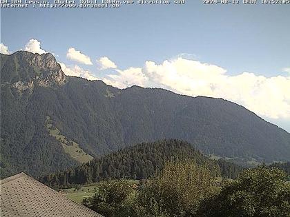 Leysin: Chalet Sybil, 1854 - vue en direction du sud-ouest