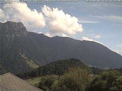 Leysin: Chalet Sybil, 1854 - vue en direction du sud-ouest