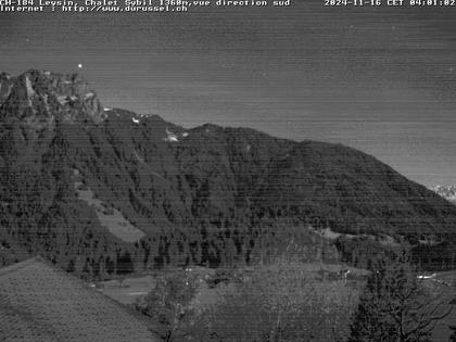 Leysin: Chalet Sybil, 1854 - vue en direction du sud-ouest