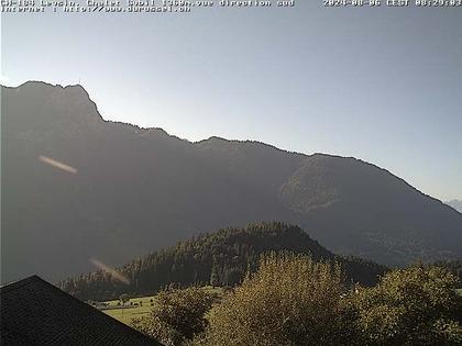 Leysin: Chalet Sybil, 1854 - vue en direction du sud-ouest