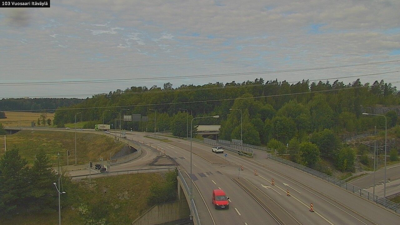 Traffic Cam Helsinki: Tie 170 Vuosaari, Itäväylä - Tie 170 - Kehä III -liittymä