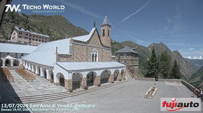 immagine della webcam nei dintorni di Castelmagno: webcam Sant'Anna di Vinadio