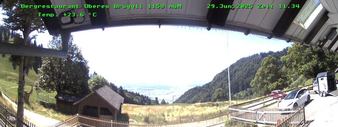 Traffic Cam Selzach: Richtung Aare - Mittelland - Alpen vom oberen Brüggli