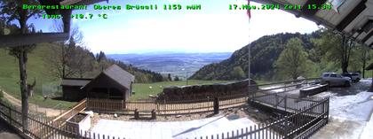 Selzach: Richtung Aare - Mittelland - Alpen vom oberen Brüggli
