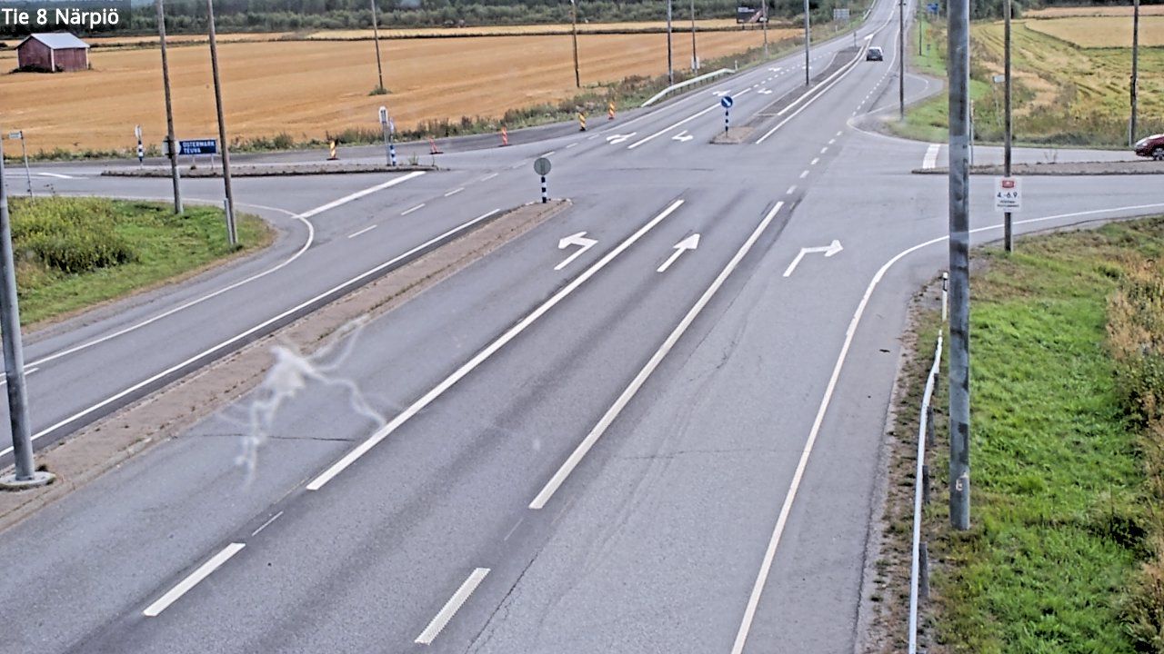 Traffic Cam Narpes: Tie 8 Närpiö - Poriin