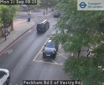 Traffic Cam London: Peckham Rd E of Vestry Rd