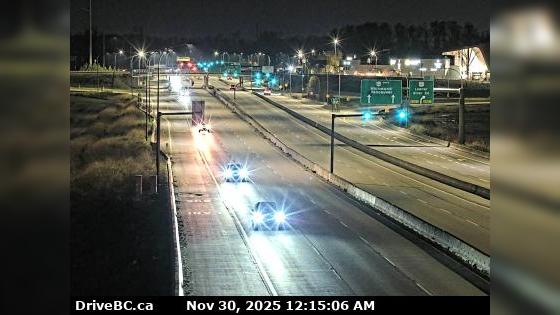 Traffic Cam Delta › North: Hwy 99 at - Works Yard, looking north