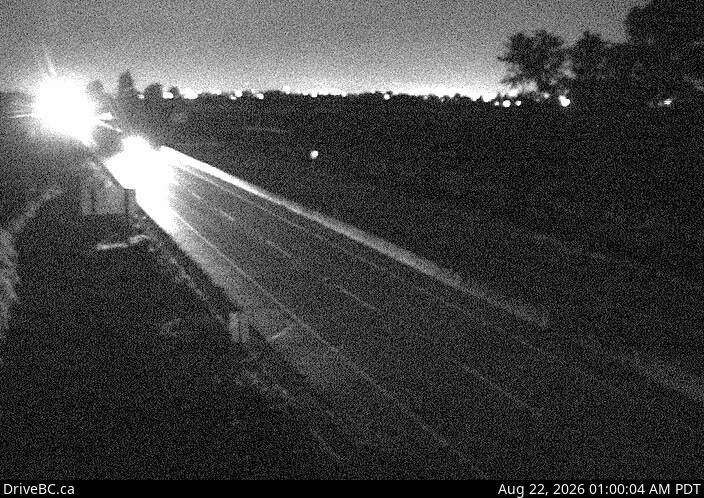 Traffic Cam Burnaby › West: Hwy 91 at No.8 Road on East-West Connector, looking west