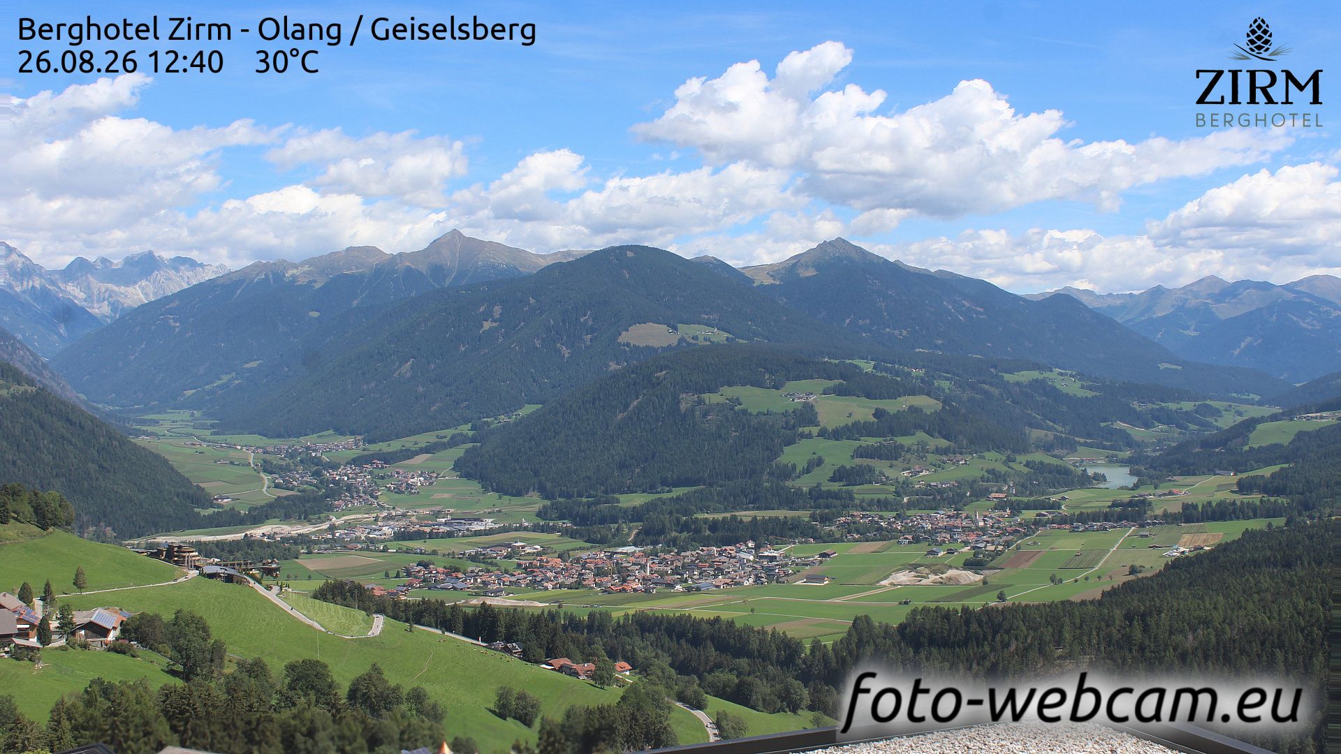 Traffic Cam Olang - Valdaora: Berghotel Zirm - Geiselsberg