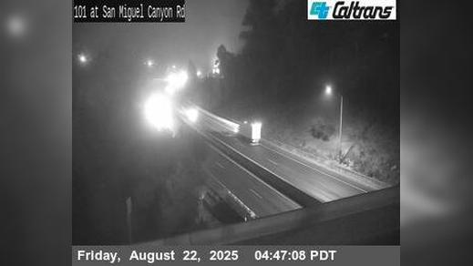 Traffic Cam Prunedale › South: US-101 : San Miguel Canyon Rd