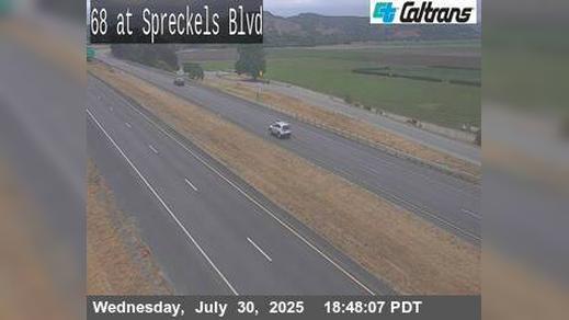 Traffic Cam Old Hilltown › East: SR-68 : Spreckles Boulevard