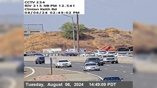 Traffic Cam Greer Ranch › North: I-215 : (234) Clinton Keith Road