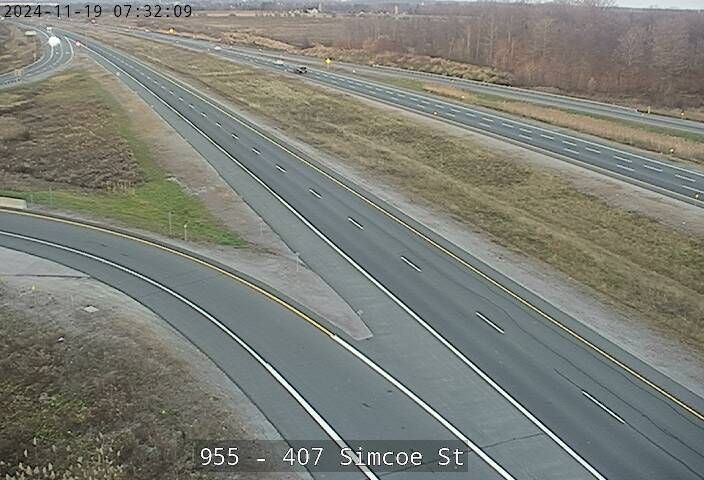 Traffic Cam Oshawa: 407 Near Simcoe Street