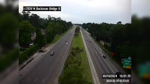 Traffic Cam Jacksonville: I-295 W at N Buckman Bridge