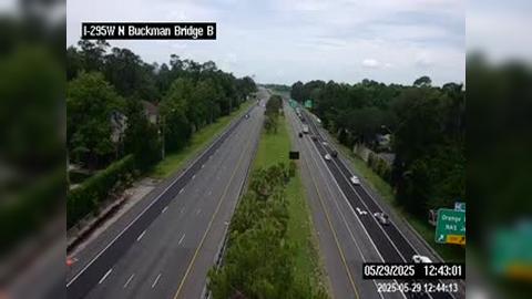 Traffic Cam Jacksonville: I-295 W at N Buckman Bridge