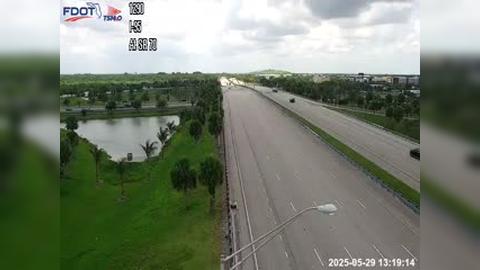 Traffic Cam Fort Pierce: I-95 MP 129.0 Northbound