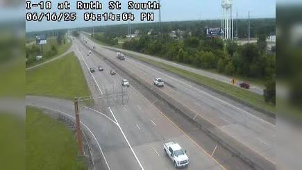 Traffic Cam Sulphur: I-10 at Ruth Street